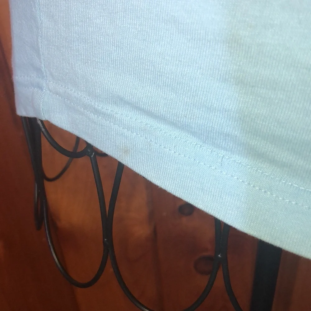 Ariat Women's Rebar CottonStrong Roughneck Graphic T-Shirt size medium blue​ - Picture 13 of 16